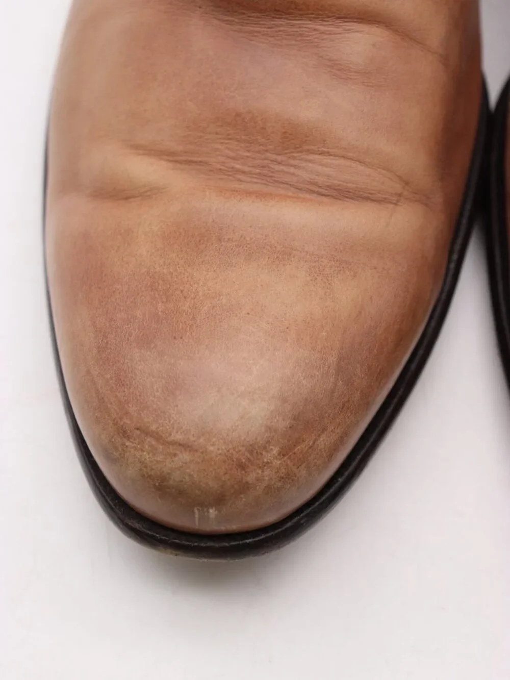 Paul Evans Oxford Dress Shoes Men’s Size 10.5 Brown Leather Plain Toe Lace-Up